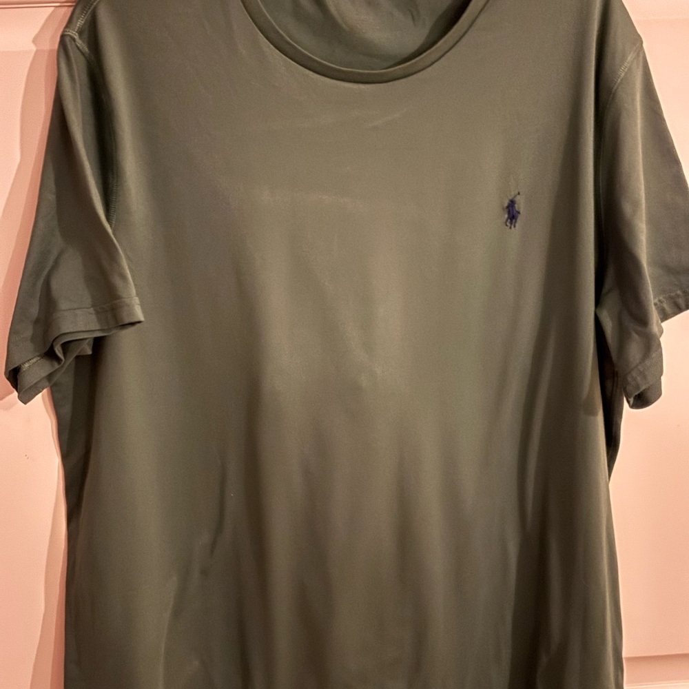 Ralph Lauren mens polo tee shirt green.‎ Size large